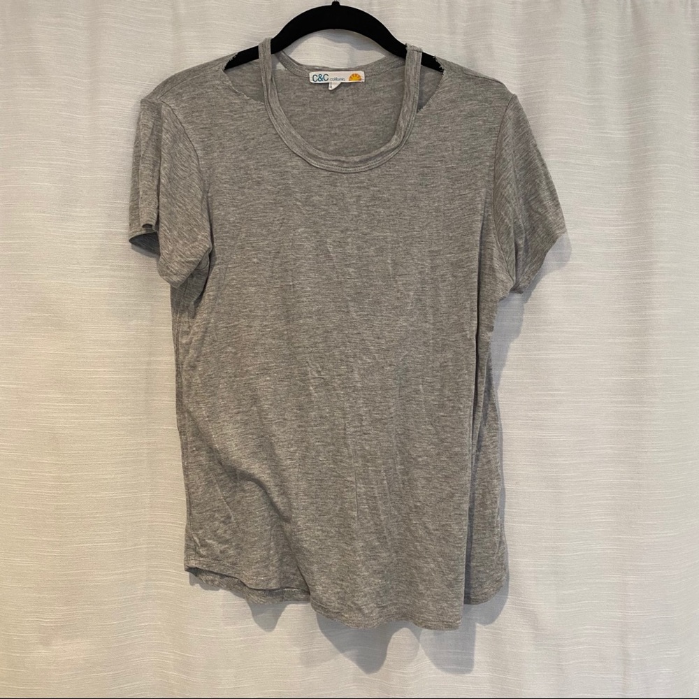 C&C California Grey Short Sleeve Tee